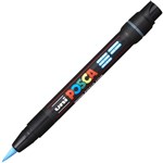POSCA PCF350 PAINT MARKER BRUSH TIP LIGHT BLUE