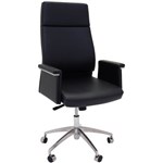 RAPIDLINE PELLE EXECUTIVE CHAIR HIGH BACK PU LEATHER BLACK