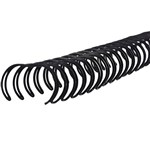 GOLD SOVEREIGN WIRE BINDING COMB 23 LOOP 12MM A4 BLACK BOX 100