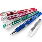 PENTEL K230 HYBRID GEL DX PEN 10MM METALLIC ASSORTED PACK 4