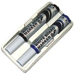 PENTEL MAXIFLO WHITEBOARD MARKER ERASER SET BLUEBLACK PACK 2