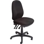 RAPIDLINE PO500 ERGONOMIC HEAVY DUTY TASK CHAIR HIGH BACK BLACK