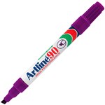 ARTLINE 90 PERMANENT MARKER CHISEL 25MM PURPLE