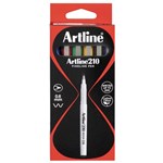 ARTLINE 210 FINELINER PEN 06MM 8 COLOUR ASSORTED BOX 12