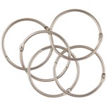 ESSELTE HINGED RINGS SIZE 1 76MM BOX 10