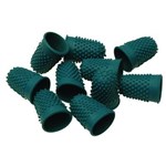 ESSELTE SUPERIOR THIMBLETTES SIZE 0 GREEN BOX 50