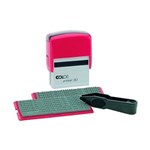 COLOP P302 PRINTER DOITYOURSELF SELFINKING STAMP SET 25MM35MM BLACK