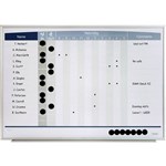 QUARTET PERSONNEL MATRIX BOARD INOUT 580 X 410MM WHITE