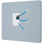 QUARTET FABRIC BOARD FRAMELESS 900 X 600MM GREY