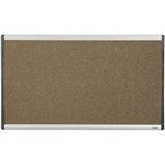 QUARTET ARC CUBICLE CORKBOARD 610 X 360MM BROWN