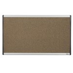 QUARTET ARC CUBICLE CORKBOARD 760 X 460MM BROWN