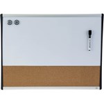 QUARTET ARC COMBINATION BOARD 460 X 610MM WHITEOAK