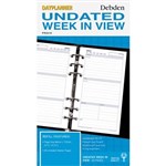 DEBDEN DAYPLANNER PERSONAL EDITION REFILL NONDATED WEEKLY TO VIEW 172 X 96MM
