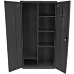 STEELCO PERSONAL WARDROBE 1830 X 914 X 463MM GRAPHITE RIPPLE