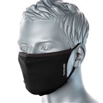 PORTWEST CV33 ANTIMICROBIAL FABRIC FACE MASK 3 PLY BLACK