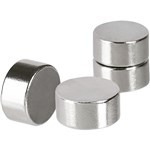 QUARTET INFINITY EXTRA STRONG MAGNETIC BUTTONS 11MM SILVER PACK 4