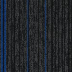 ACOUFELT QUIETBACK CARPET TILE MONITOR 250 X 1000MM CABLE BLUE
