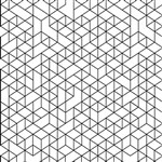 QUIETPRINT PRINTED PANEL 595 X 1195 X 12MM GEOMETRIC BREAK MEDIUM