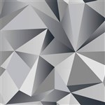 QUIETPRINT PRINTED PANEL 595 X 1195 X 12MM GEOMETRIC POLYGON SLATE