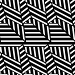 QUIETPRINT PRINTED PANEL 595 X 1195 X 12MM GEOMETRIC SUPER STRIPE SMALL