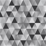 QUIETPRINT PRINTED PANEL 595 X 1195 X 12MM GEOMETRIC TRIANGLES SLATE