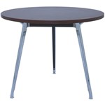 RAPID AIR ROUND TABLE POLISHED ALUMINIUM FRAME 900MM APPLETREE