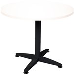 RAPID SPAN 4 STAR ROUND TABLE 900MM NATURAL WHITEBLACK
