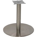 RAPIDLINE ROUND COFFEE TABLE FRAME 600MM STAINLESS STEEL