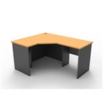 RAPID WORKER CORNER WORKSTATION COMPLETE 1200 X 1500 X 600MM BEECHIRONSTONE