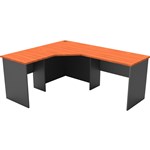 RAPID WORKER CORNER WORKSTATION COMPLETE 1800 X 1500 X 600MM CHERRYIRONSTONE