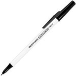 PAPERMATE KILOMETRICO BALLPOINT PENS MEDIUM BLACK PACK 10