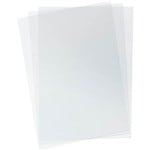 GOLD SOVEREIGN BINDING COVER 250 MICRON A4 TRANSPARENT PACK 100