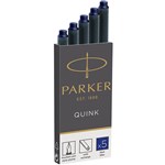 PARKER QUINK INK CARTRIDGES BLUE PACK 5