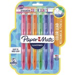 PAPERMATE CLEARPOINT COLOURS MECHANICAL PENCIL 07MM ASSORTED PACK 6