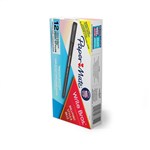 PAPERMATE WRITE BROS CAPPED 10MM BALLPOINT PEN BLACK BOX 12