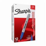 SHARPIE PERMANENT MARKER BULLET FINE 10MM BLUE