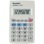SHARP EL233S BASIC FUNCTION 8 DIGIT CALCULATOR WHITE