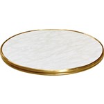 SM FRANCE DURATOP BISTRO TABLE ROUND 600MM MARBLE