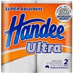 HANDEE ULTRA PAPER TOWEL 2PLY 60 SHEETS PACK 2
