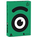OPTIX COLOURED A4 COPY PAPER 80GSM REVA GREEN PACK 500 SHEETS