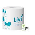LIVI ESSENTIALS CENTREFEED ROLL TOWEL 1 PLY 300M CARTON 4