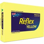 REFLEX   COLOURS A4 COPY PAPER 80GSM YELLOW PACK 500 SHEETS