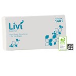 LIVI ESSENTIALS EXTRA LARGE HAND TOWEL 1 PLY 100 SHEET 230 X 360MM CARTON 24