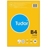 TUDOR B4 ENVELOPES POCKET PLAINFACE STRIP SEAL 100GSM 353 X 250MM GOLD PACK 50