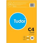 TUDOR C4 ENVELOPES POCKET PLAINFACE STRIP SEAL 80GSM 324 X 229MM GOLD PACK 50