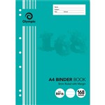 OLYMPIC B819 BINDER BOOK 8MM RULED 192 PAGE 55GSM A4
