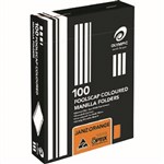 OLYMPIC MANILLA FOLDERS FOOLSCAP ORANGE BOX 100