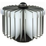 TUDOR FLIP N FIND ROTARY DISPLAY 30 PANELS CHARCOAL