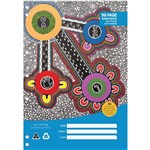 CULTURAL CHOICE BINDER BOOK 8MM RULED 70GSM 96 PAGE A4 MOTIF