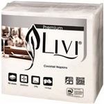 LIVI PREMIUM COCKTAIL NAPKIN 2 PLY 100 SHEET CARTON 30